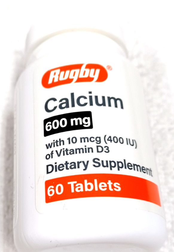 60 TABLETS CALCIUM 600mg WITH 10 mcg 400 IU VITAMIN D3 EXP. 12/26