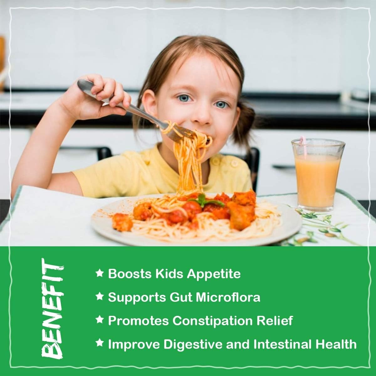 ZEBORA Kids Probiotic & Prebiotics Powder Age 3+ Support Children’s Digestive &