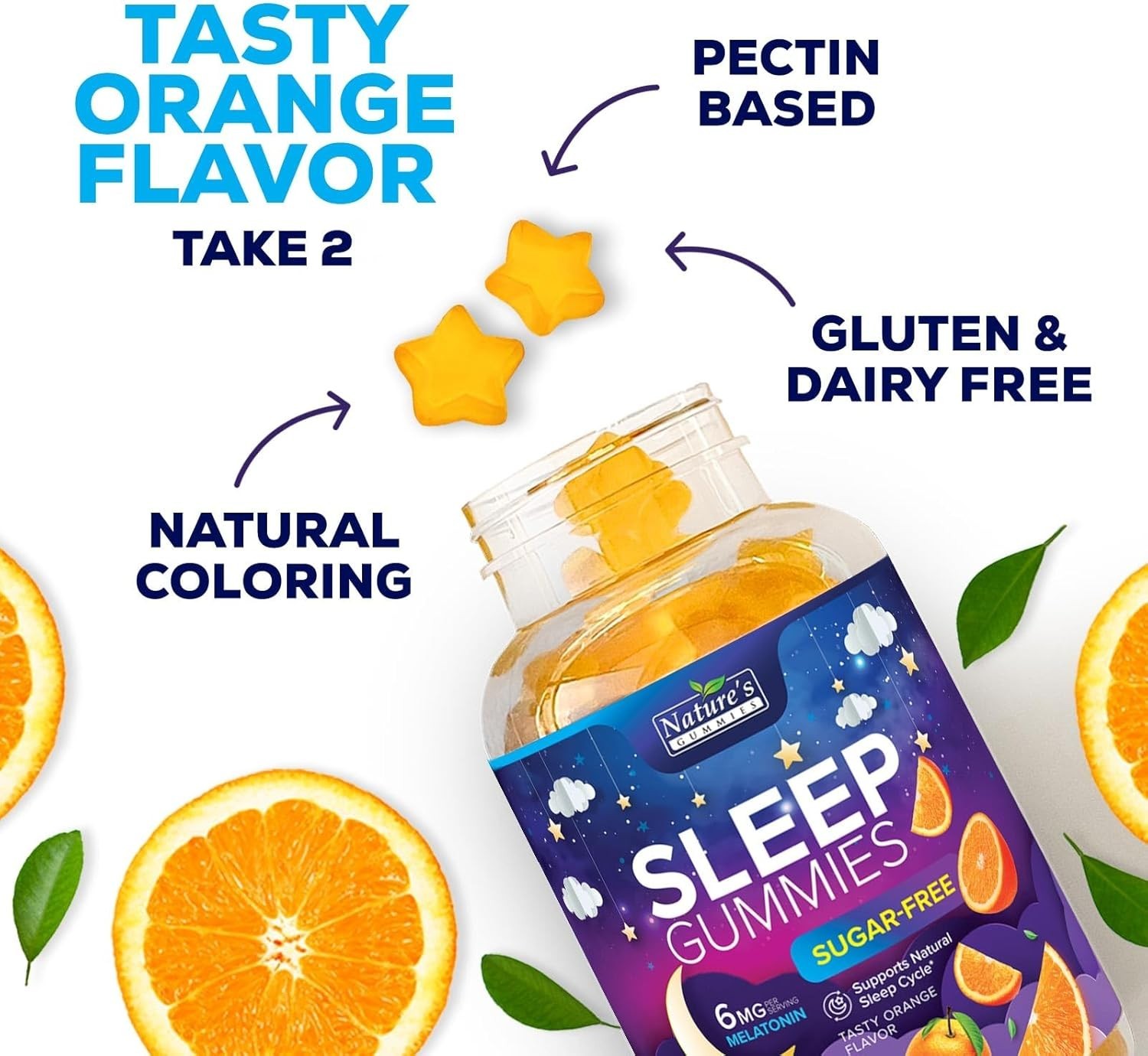 Vitamatic Sugar Free Melatonin 30mg per Gummy – 60 60 Count (Pack of 1)