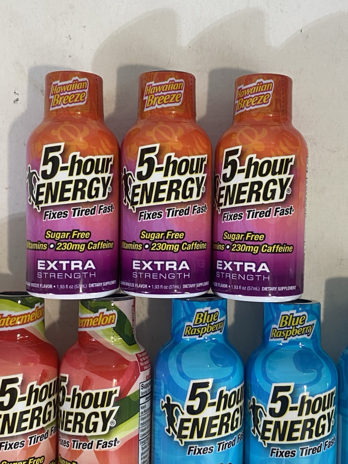 (21) 5-hour Energy Extra Strength, Variety, Energy Shot, 1.93oz. Bulk, 7 Flavors