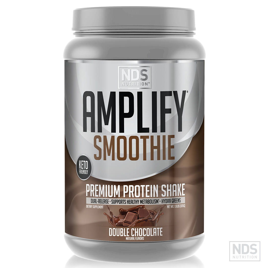 NDS Amplify Smoothie Protein -Added Greens Overall Health – Chocolate (30 Serve)