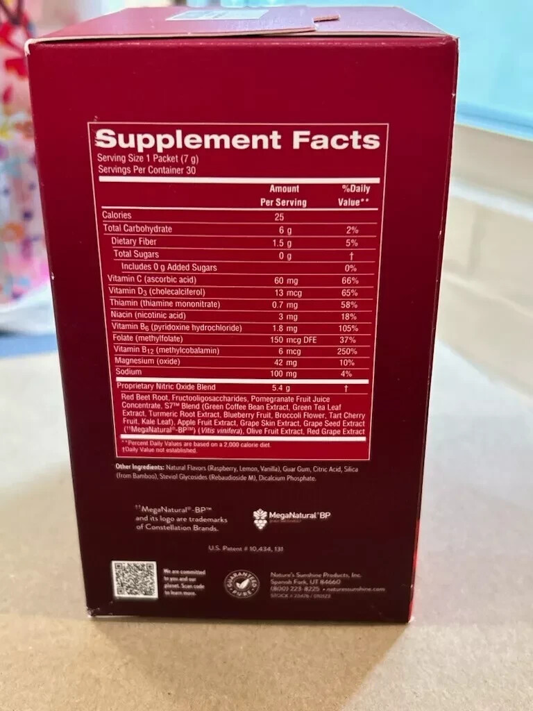 Nature’s Sunshine Power Beets 30 To-Go Packs Superfood Booster Exp 9/2026 – New!
