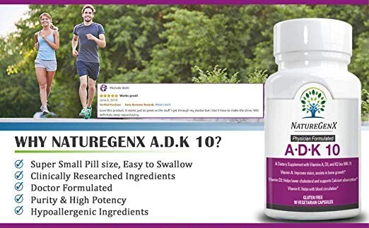 Doctor Formulated Vitamin A Vitamin D and Vitamin K Supplement – ADK 10,000 IU