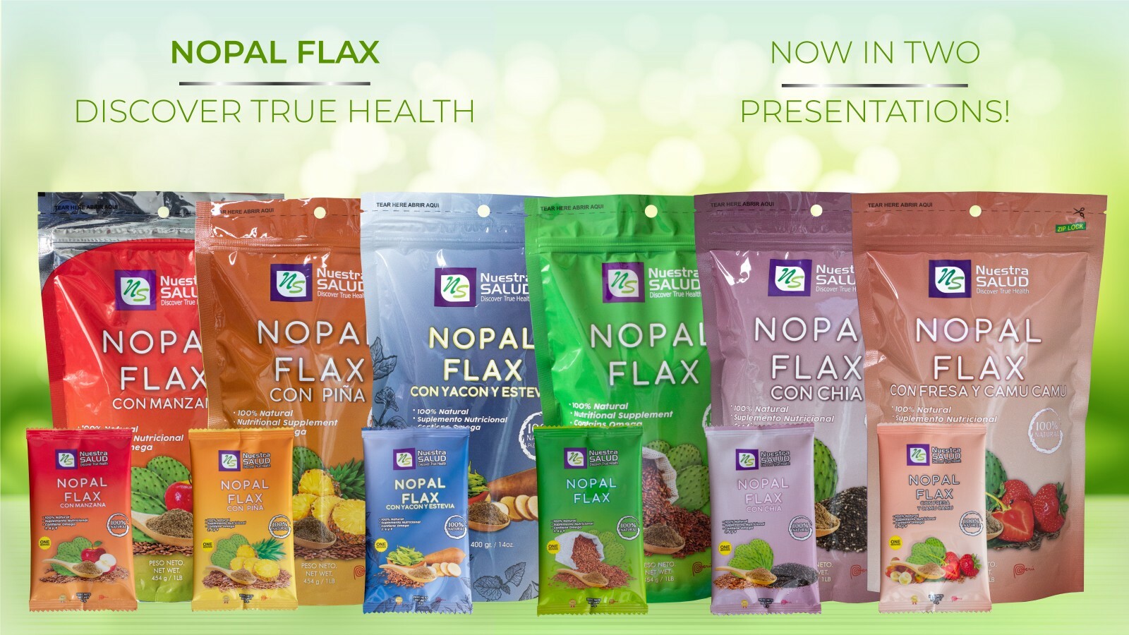 Nopal Flax – with Apple Linaza Plus (1 LB) Colon Cleansing & Constipation