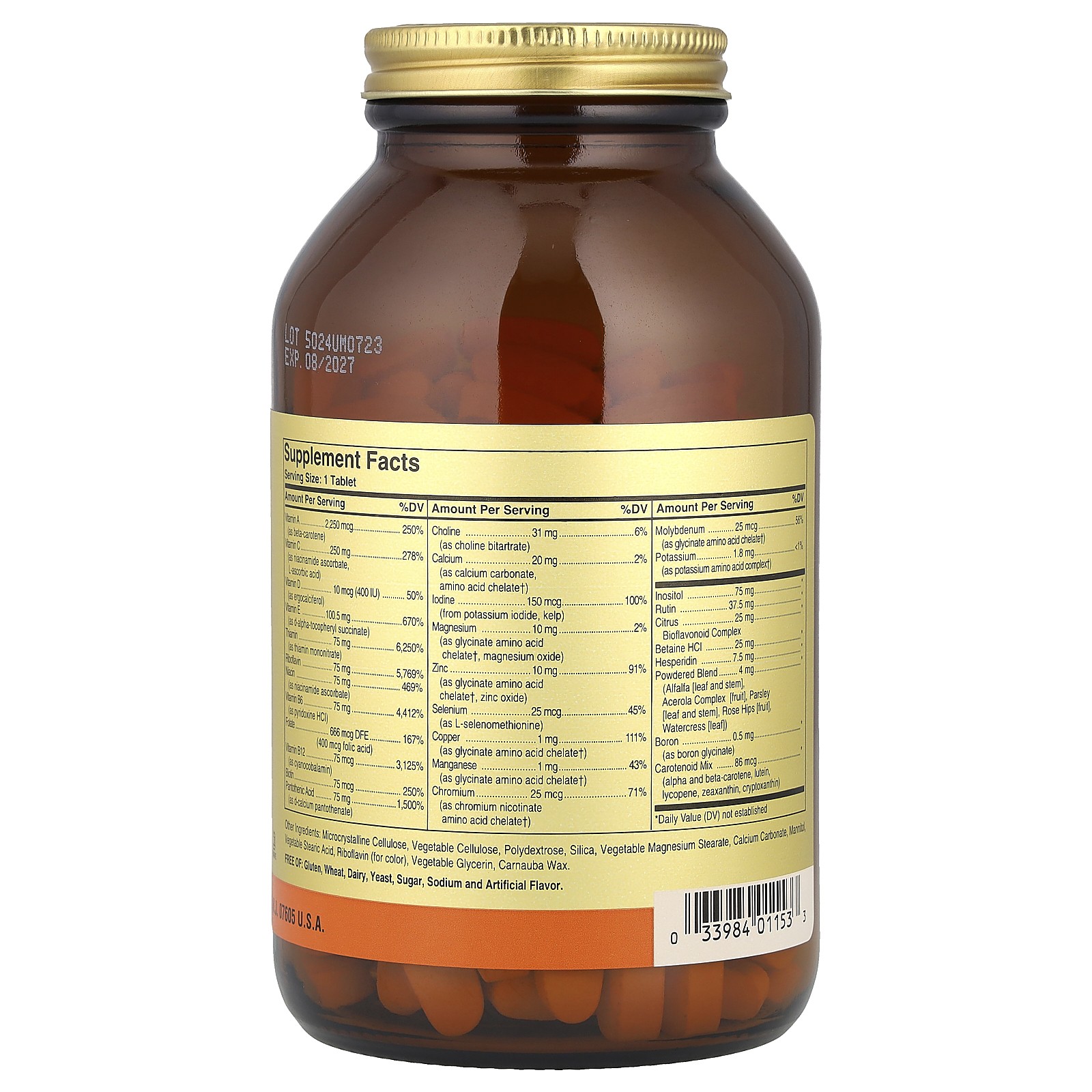 Formula V™ VM-75®, Multiple Vitamins with Chelated Minerals, Iron-Free, 180