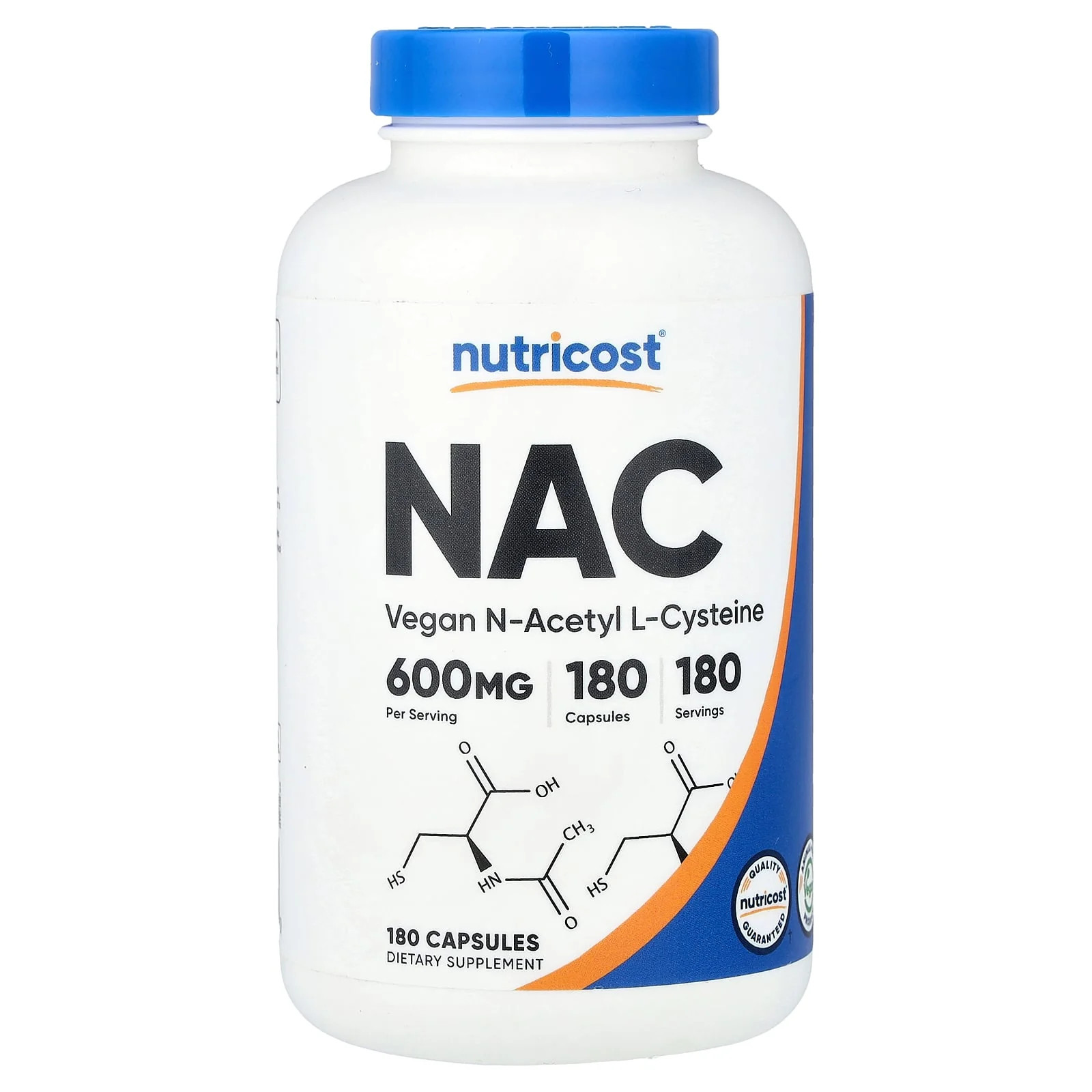 2 X Nutricost, NAC, 600 mg, 180 Capsules
