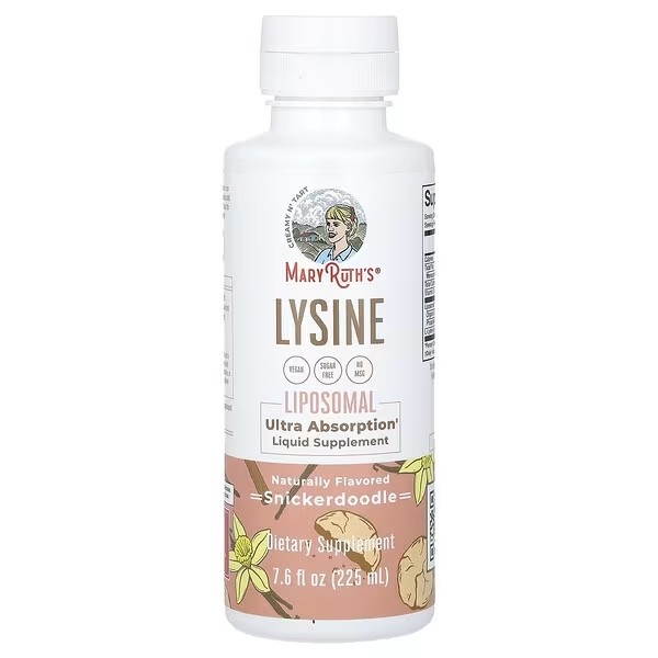 MARY RUTH’S MaryRuth’s, Lysine Liposomal, Snickerdoodle, 7.6 fl oz (225 ml)
