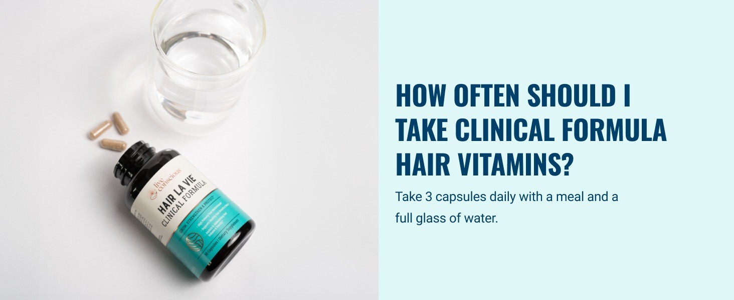 Hair La Vie Clinical Formula Hair Vitamins with Biotin & Saw PalmettoExp 04/2027
