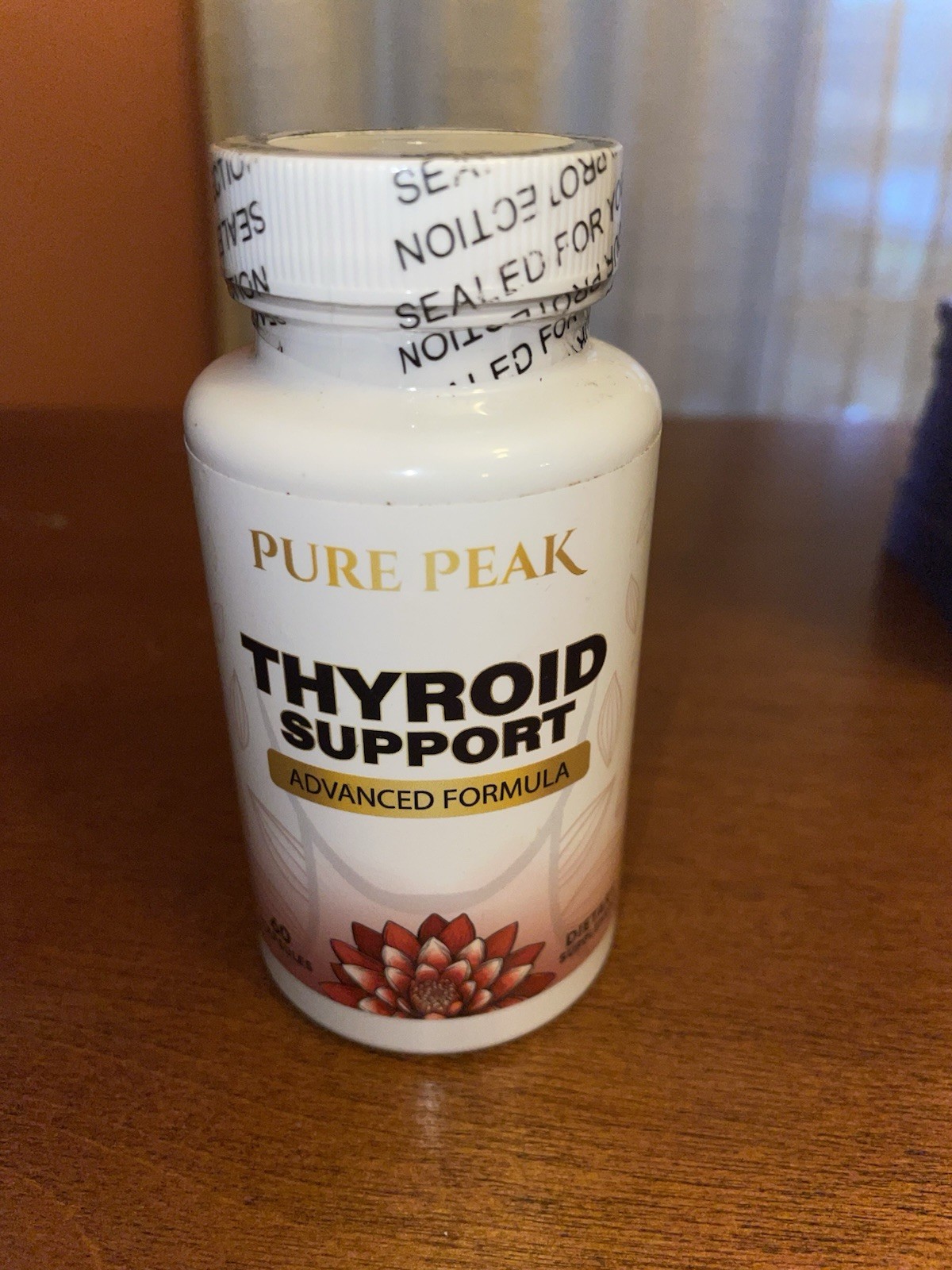 Pure Peak Advanced Thyroid Support Supplement – 60 Capsules[06/2026] New
