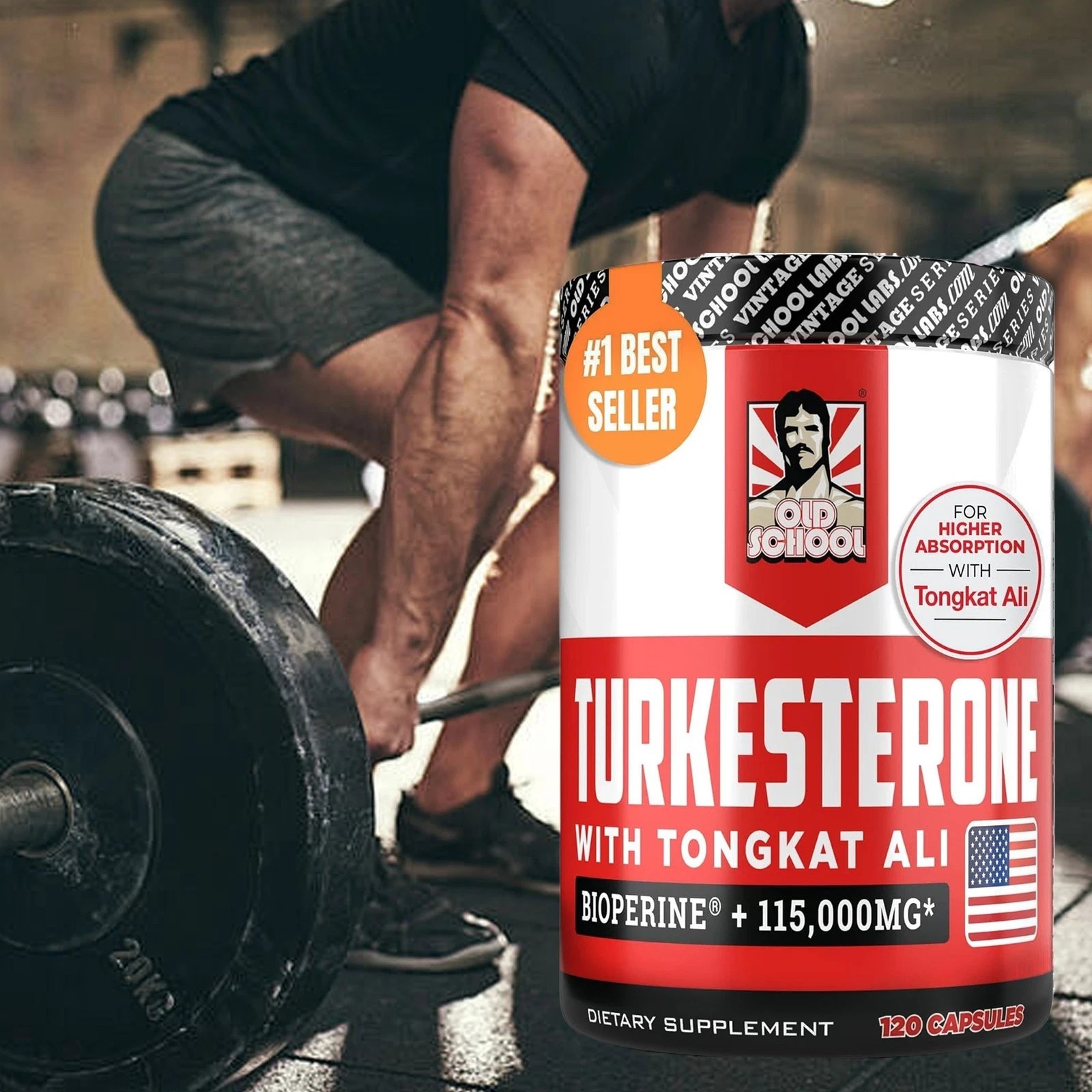 15.000mg, & 120 Capsules | Non|GMO Turkesterone Gluten Free Supplement | USAAA +