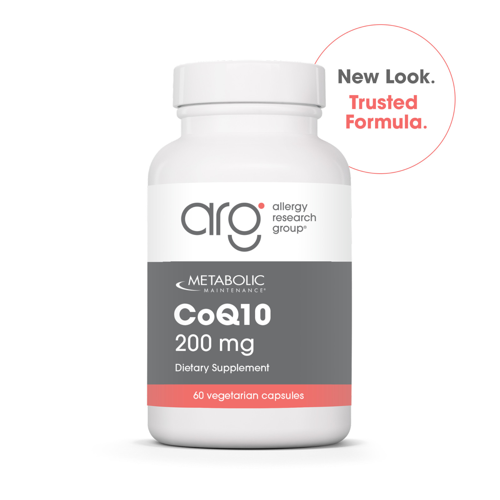 CoQ 10 -200 mg 60 capsules Metabolic Maintenance EXP 07/2027