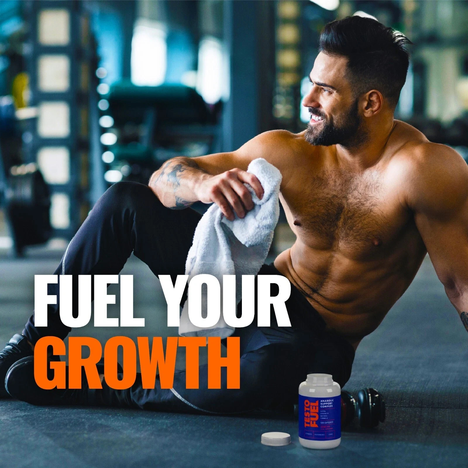 Testo Fuel Anabolic support complex Extra strength natural formula Generic