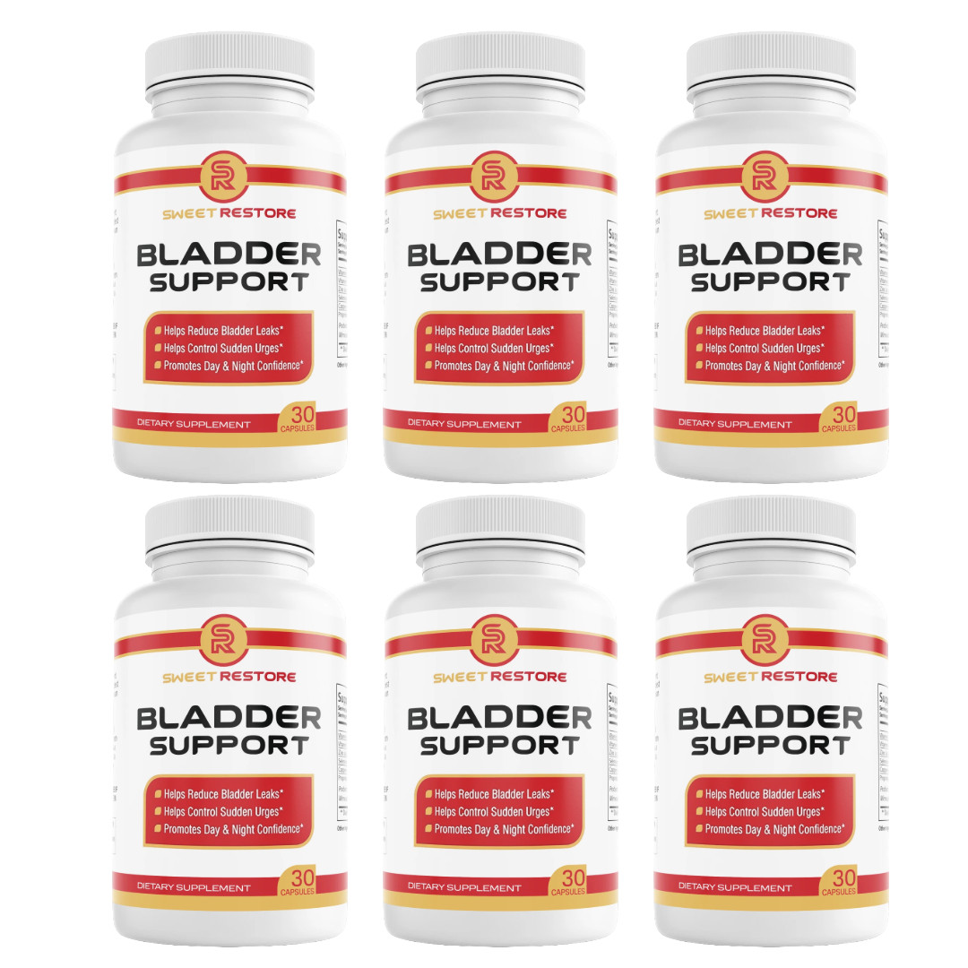 Sweet Restore Bladder Health Support Dietary Supplement 30 Capsules Bundle of 6