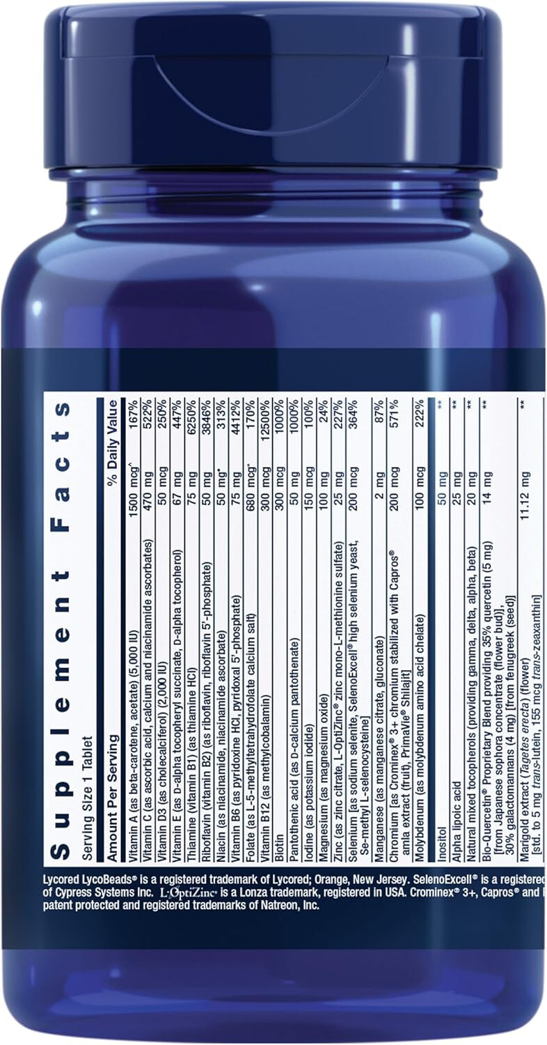 Life Extension One-Per-Day Multivitamin 60 tablets
