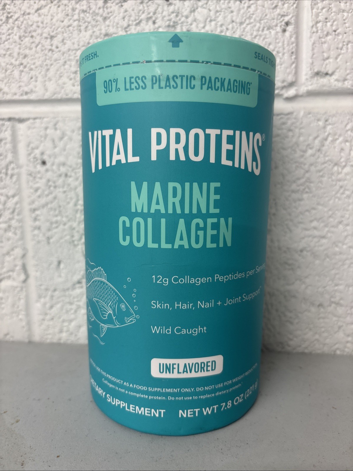 Vital Proteins Marine Collagen Peptides Powder Supplement 7.8 oz Exp:03/2028