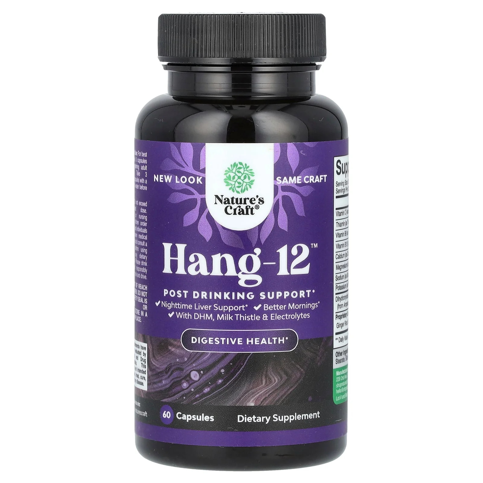 2 X Nature’s Craft, Hang-12, Post Drinking Support, 60 Capsules