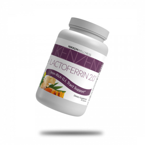Nikken Kenzen Lactoferrin 2.0 30 Capsules Iron & Digestive Support