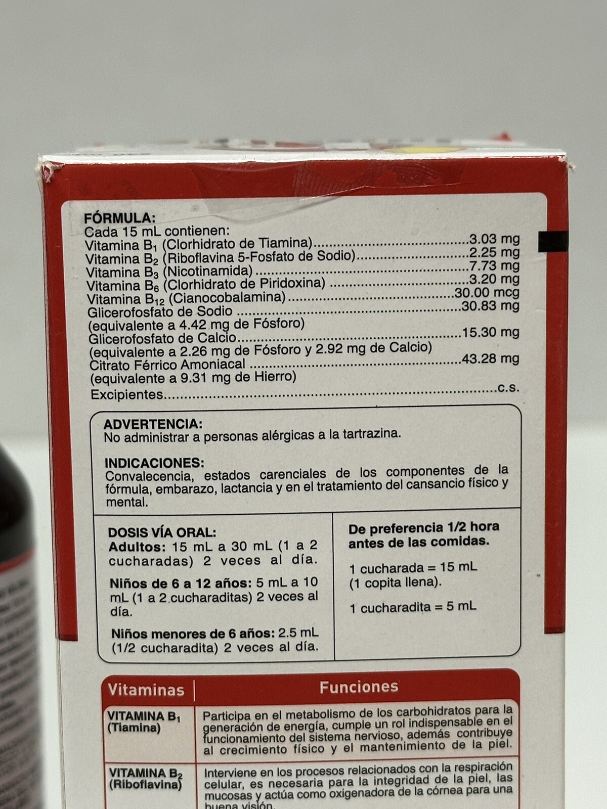 Nutrison SYRUP, IRON, COMPLEX B, CALCIUM, High Absorption Vitamins & MINERAL new