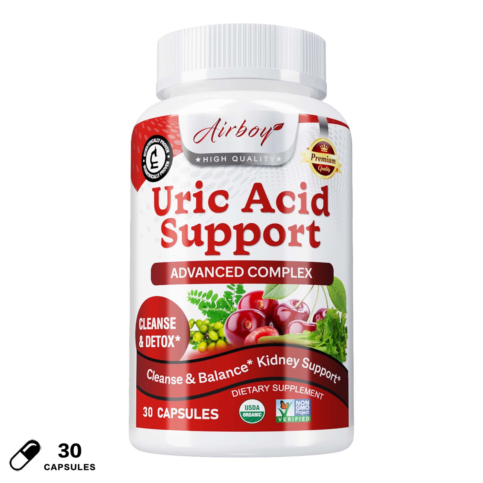 Uric Acid Support -Liver Health,Joint Support,Promote Kidney Health and Function