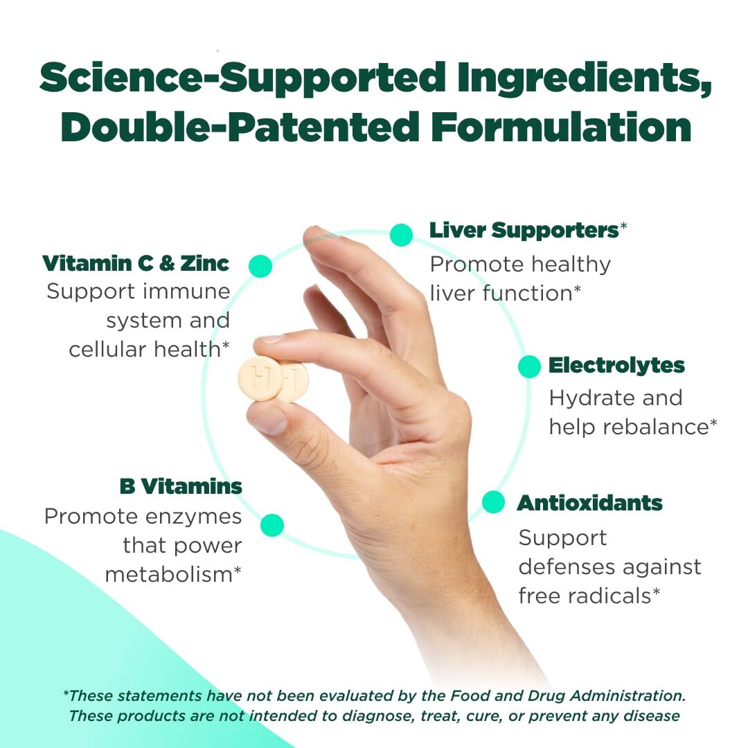 H-PROOF The Anytime You Drink Vitamin Liver Health & Immunity Support with El…