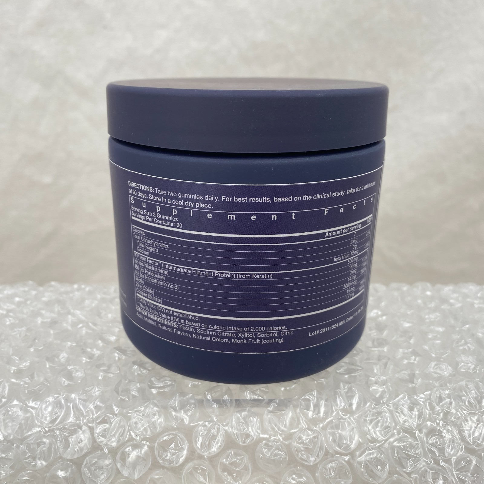 OMI Hair Nutrition Peptides 60 Gummies Black Currant Berry Flavor NEW Sealed