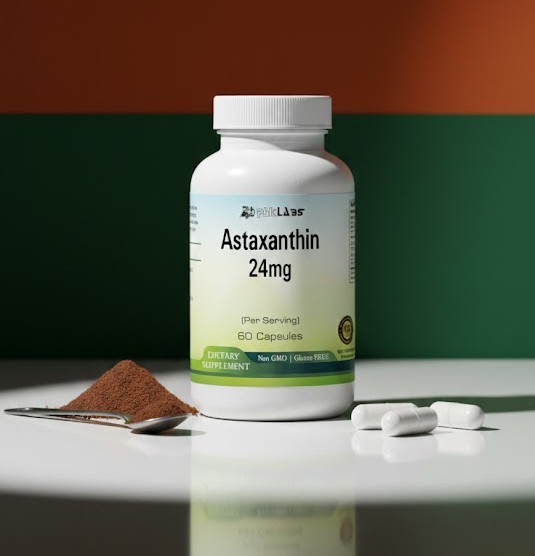 Astaxanthin 24mg Serving • Capsules • Premium USA Stock – Dietary Supplement
