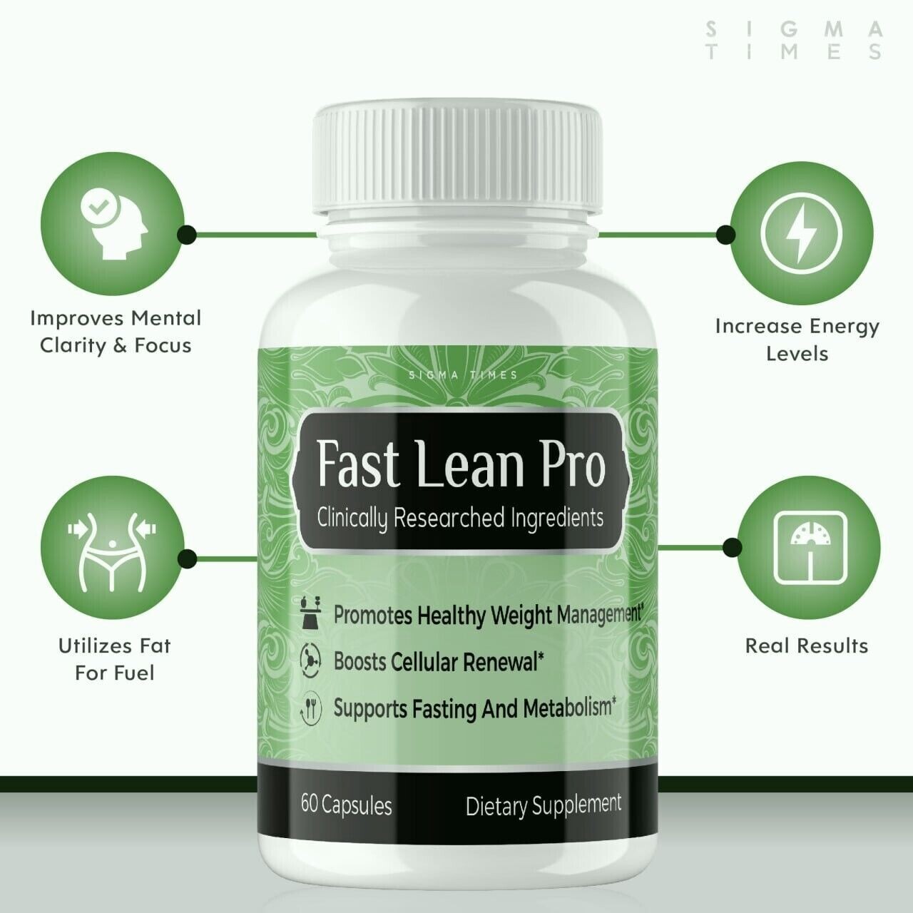 6 BOTTLES !! Fast Lean Pro Capsules – Dietary Supplement – 360 Count