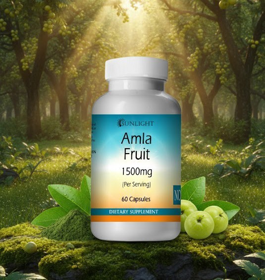 Sunlight Amla Capsules – 1500mg Serving – Ship from USA.