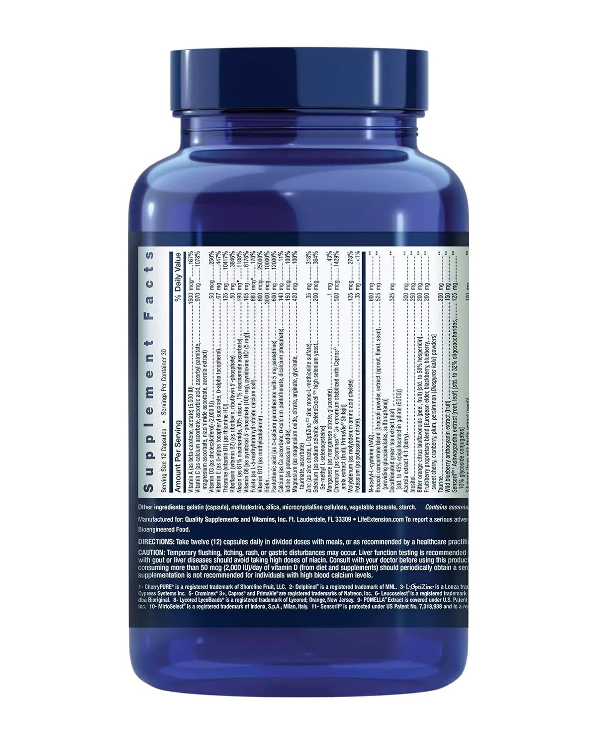 Life Extension Mix Capsules Without Copper 360 capsules