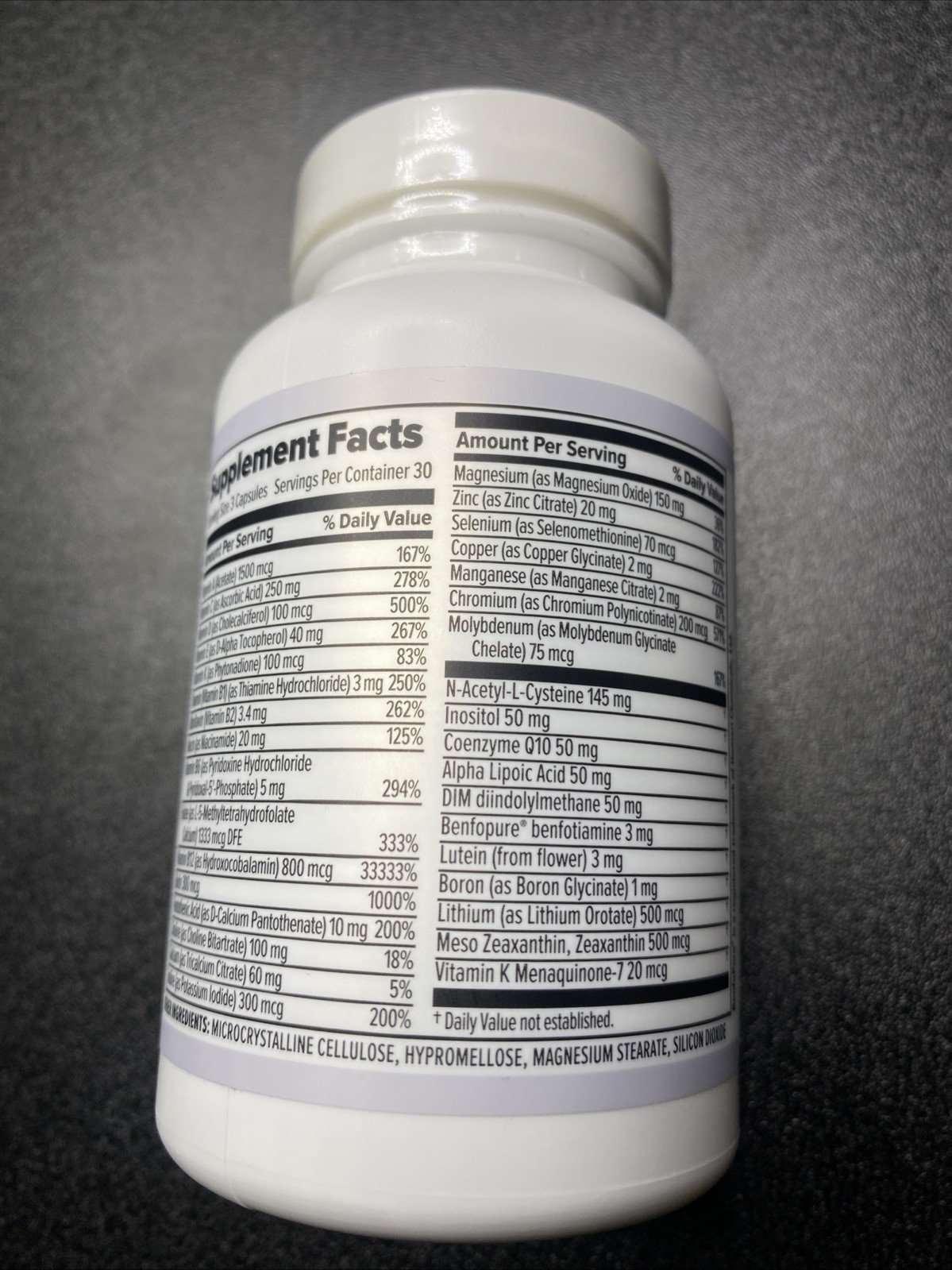 10X Health Optimize Methylated Multivitamin Men Women 90 Caps Exp 07/2027