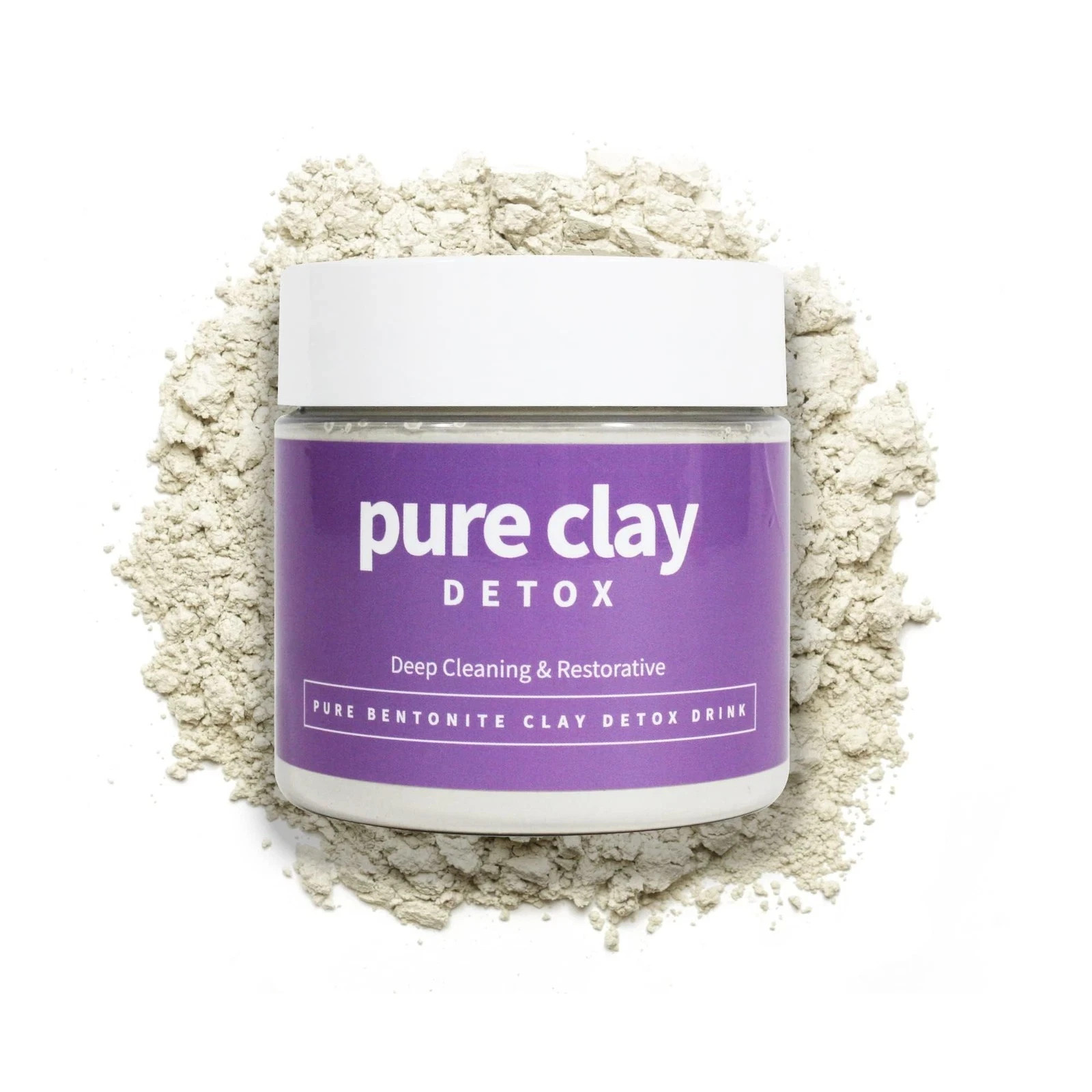 Detox Calcium Bentonite Clay Drink – Organic Food Grade Cleanse Powder