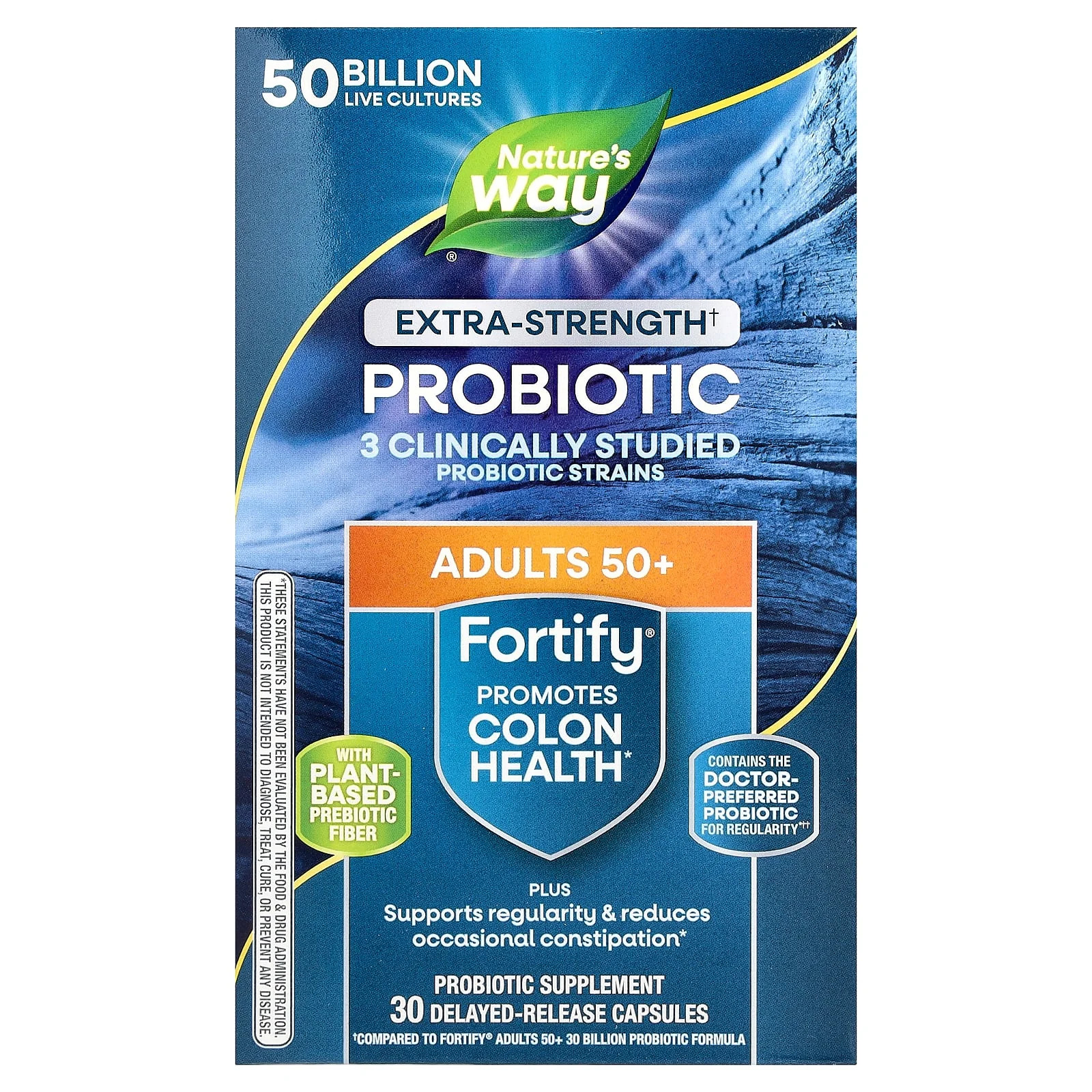 2 X Nature’s Way, Fortify�, Probiotic, Adults 50+, 30 Delayed-Release Capsules