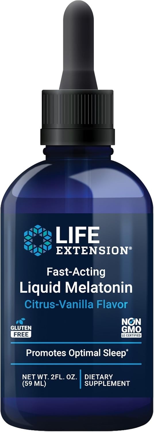 Fast-Acting Liquid Melatonin (Citrus-Vanilla) 2 fl oz