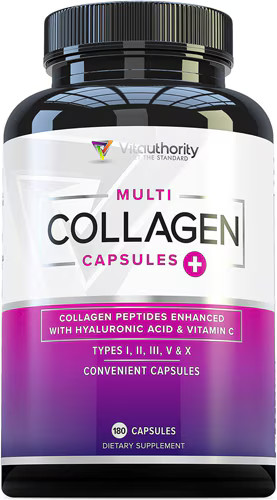 2 X Vitauthority Multi Collagen + — 180 Capsules
