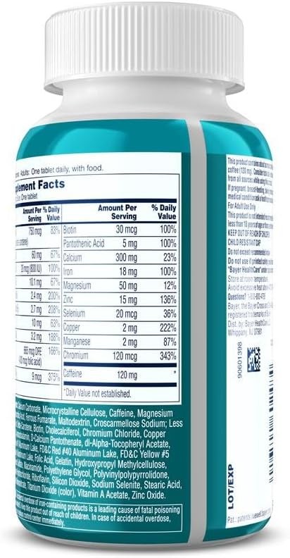 One A Day Women’s Active Metabolism Multivitamin, Energy & Bone Health, 120 Coun