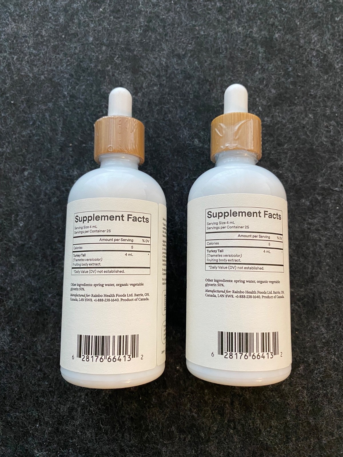 2 X Rainbo, Turkey Tail, Alcohol-Free, 3.4 fl oz (100 ml) New Sealed