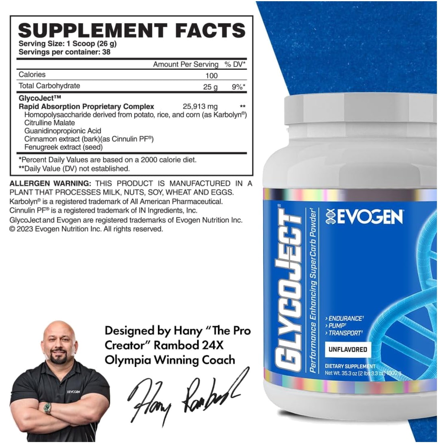 Enhanced Workout Performance – GlycoJect Carbohydrate Powder