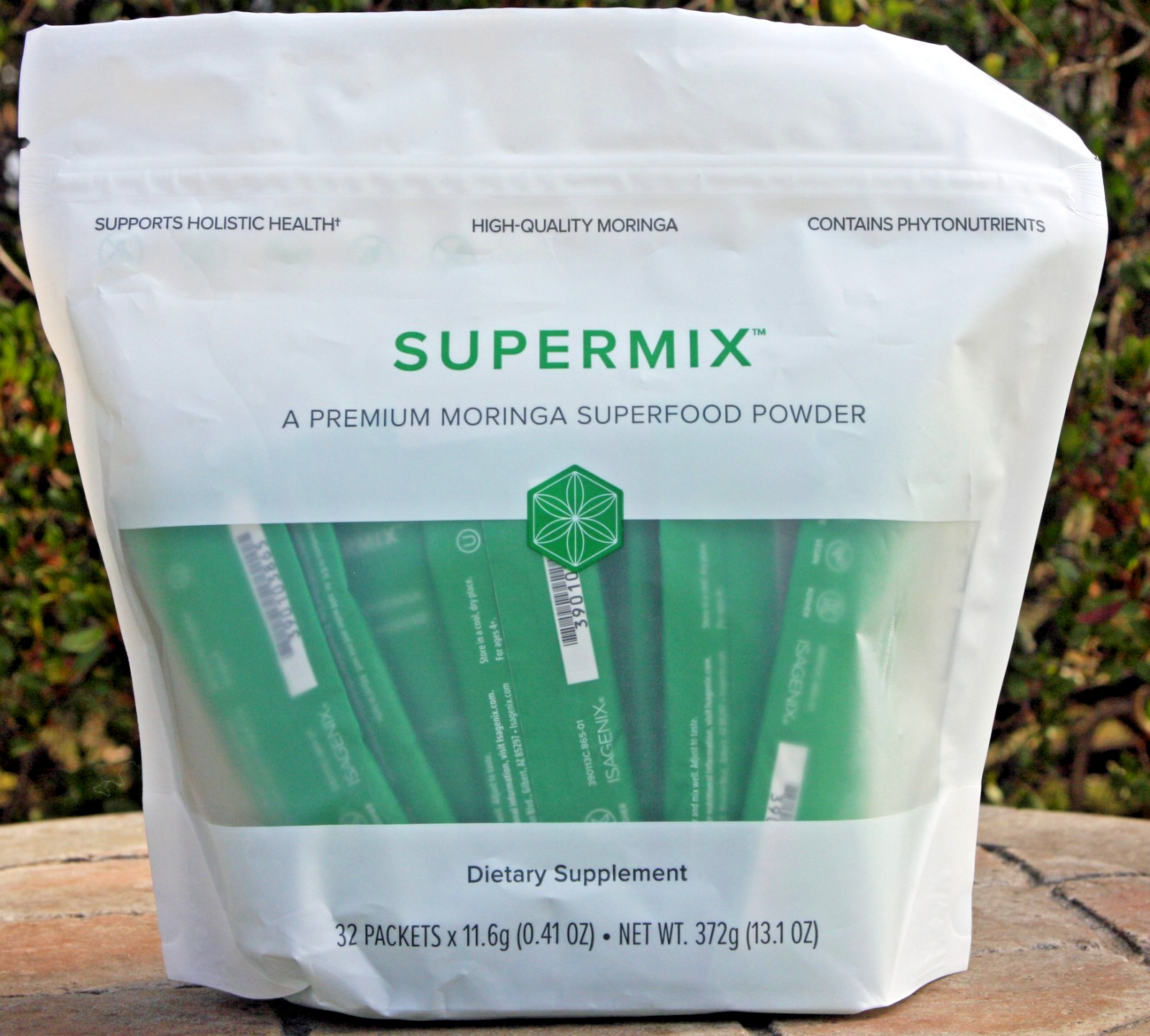 Isagenix SUPERMIX Premium Moringa Superfood Powder, 32 Packets – Exp 1/2027
