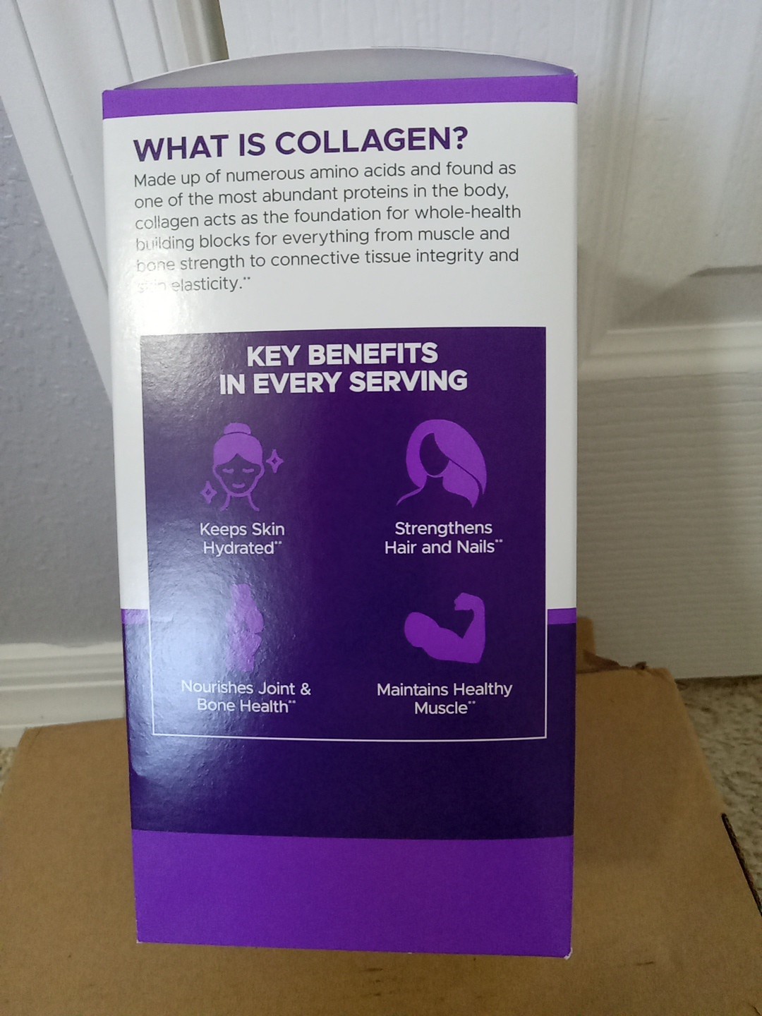 New Swanson Collagen Peptides, Qty 20 packs, 2 boxes. Boxes dented some by USPS