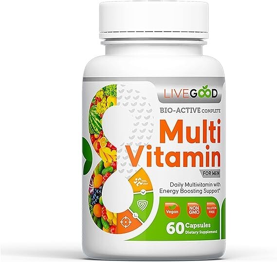 LiveGood – Organic Bio-Active Complete Multi-Vitamin For Men