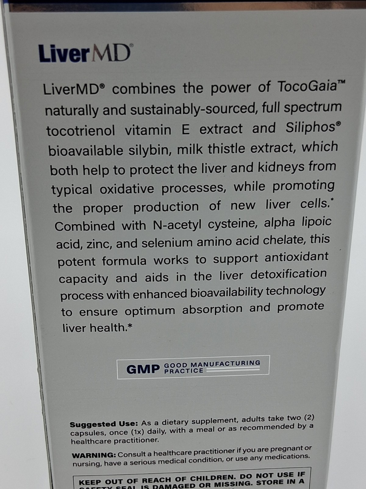 1MD LiverMD Liver Health Formula – 60 capsules NEW in Box Exp: 10/2026