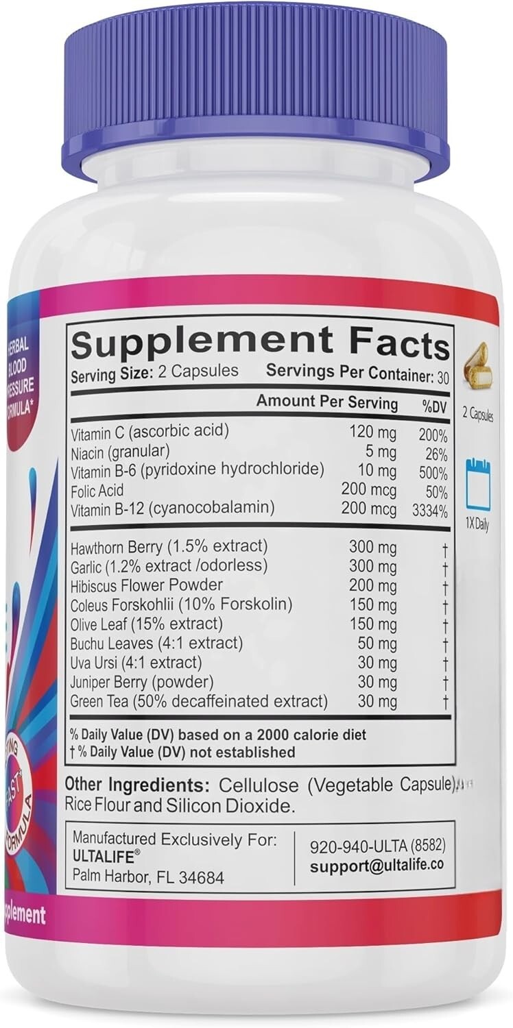 Best HIGH Blood Pressure Pills to Lower BP Naturally Blood Pressure Supplement