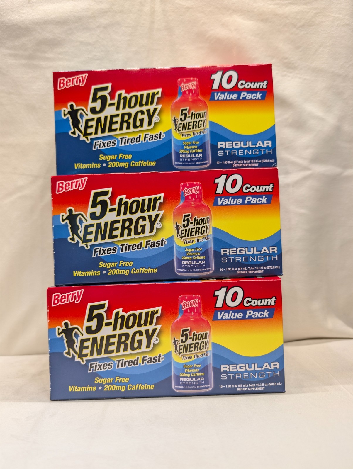 20 or 30 Count 5 Hour Energy Berry Regular Strength Value Packs you choose