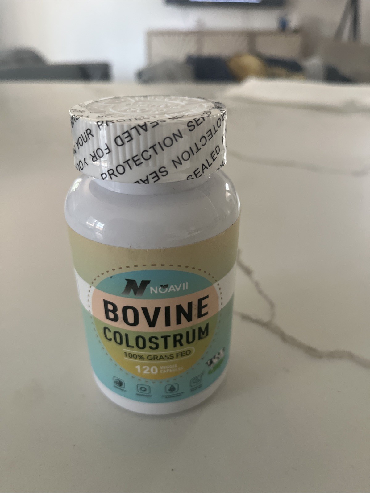 Bovine Colostrum 2,000mg 120 Veggie Capsules All Natural Exp. 08/2026 SEALED!!!