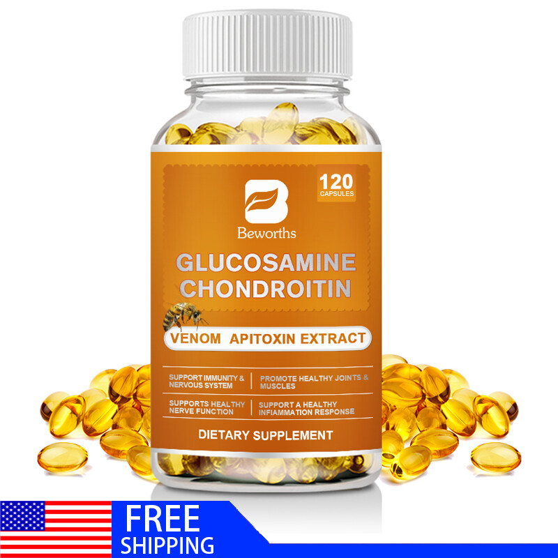 GLUCOSAMINE CHONDROITIN MSM CAPSULES TRIPLE STRENGTH JOINT SUPPORT 120 CAPSULES