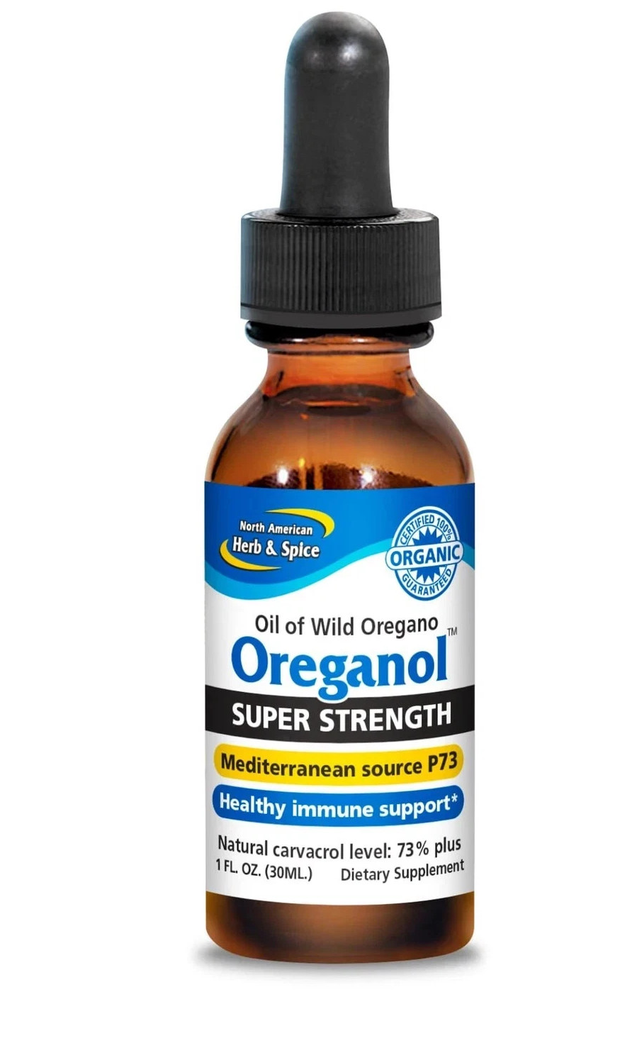 OREGANOL Oil of Oregano P73 SUPER STRENGTH 1 FL Oz North American Herb and Spice