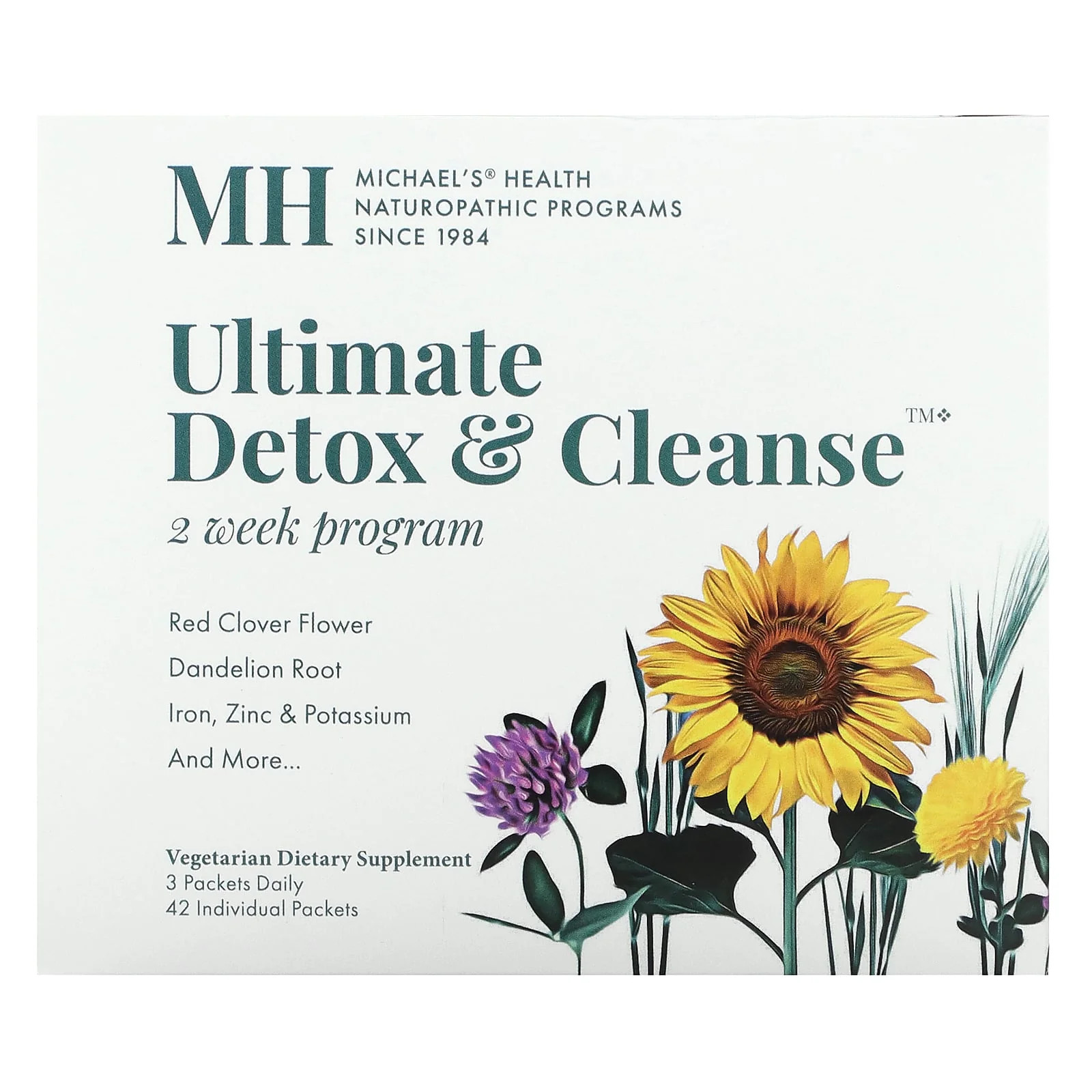 2 X Michael’s Health, Ultimate Detox & Cleanse, 42 Individual Packets