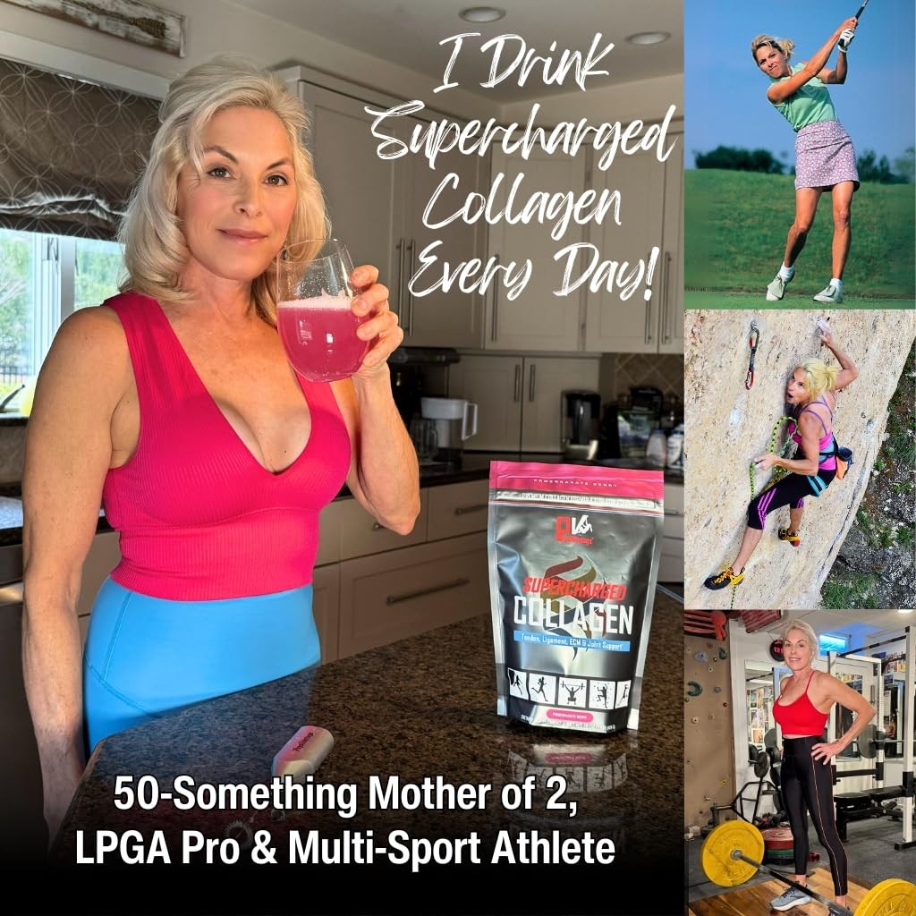 Supercharged Collagen Peptides Powder – Hydrolyzed Collagen for Joint, Tendon