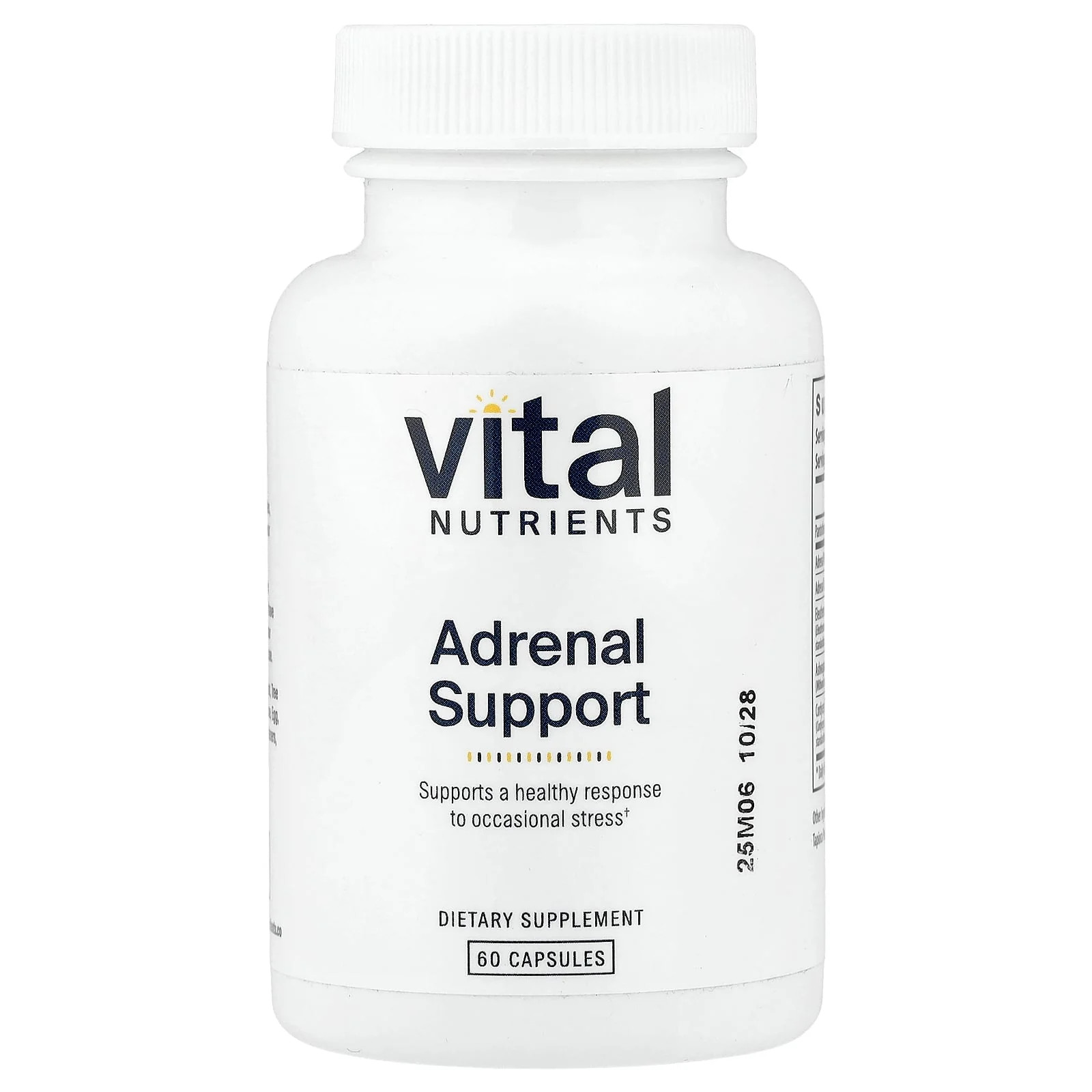2 X Vital Nutrients, Adrenal Support, 60 Capsules