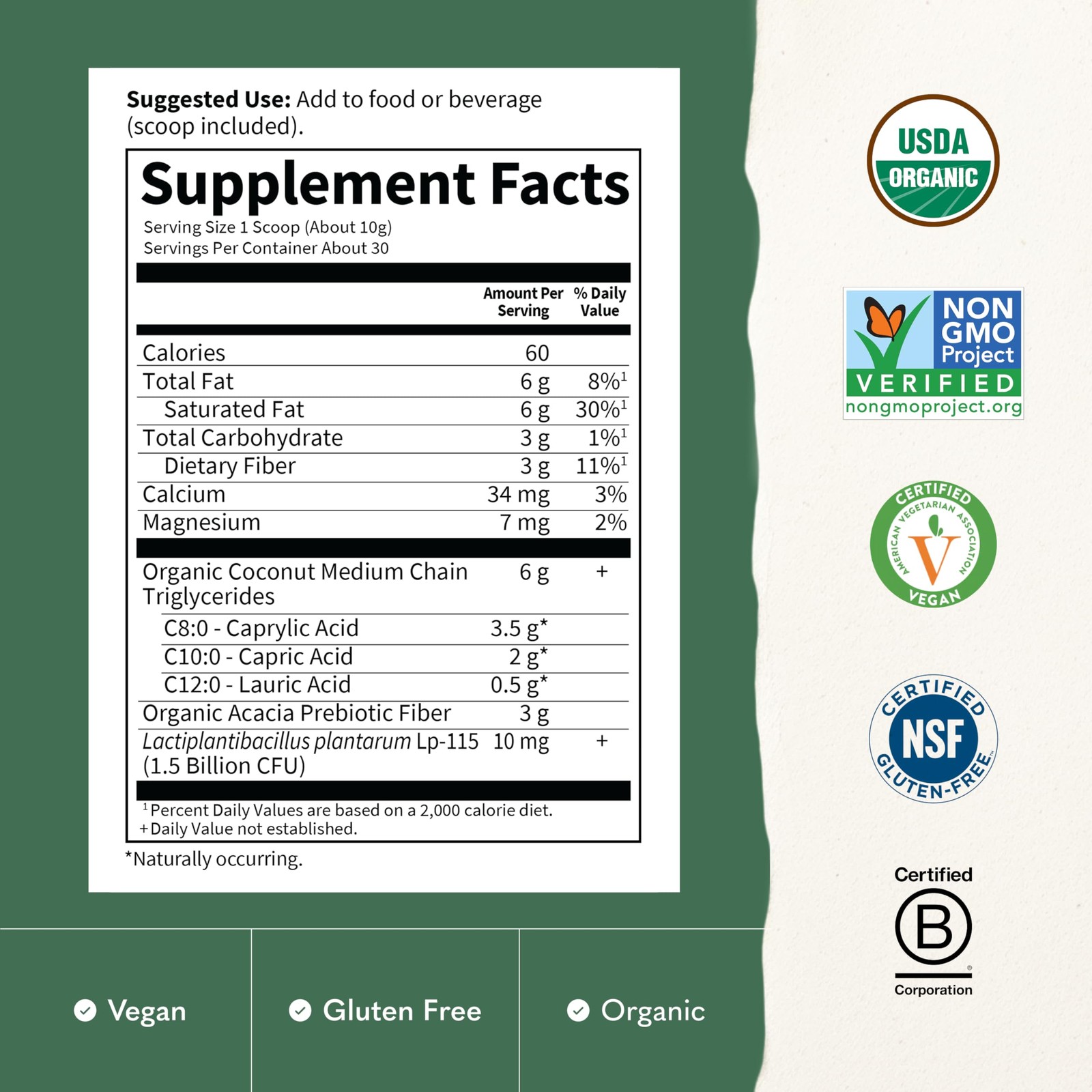 Garden of Life Dr. Formulated Organic MCT 10.58 Ounce (Pack 1), No Color